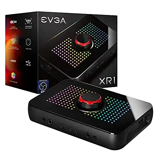 EVGA XR1 Placa de Captura USB-C 1080p@60fps 2k@120fps HDR 4K@60fps Preto