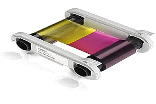 Evolis R5F002EAA Fita de Impressora Matricial Preto, Ciano, Vermelho, Amarelo