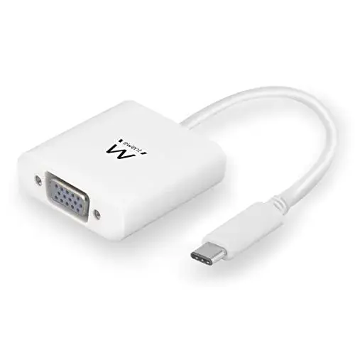 Ewent Adaptador USB Type-C para VGA 1080p