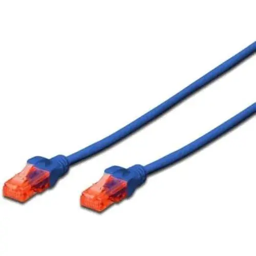 Ewent Cabo de Rede RJ45 Cat6 U/UTP 2m Azul