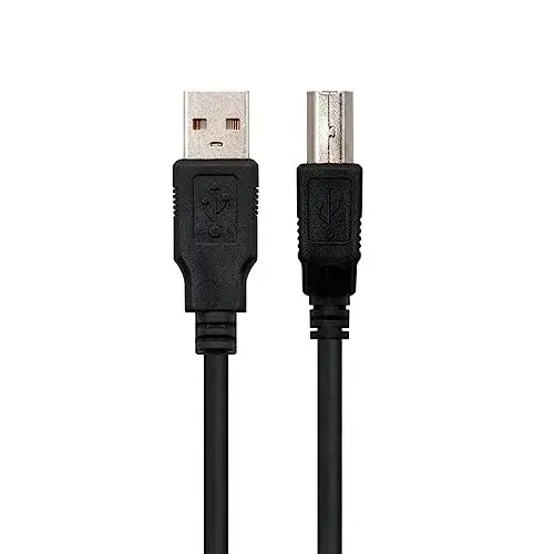 Ewent Cabo USB 2.0 Type-A Macho para USB Type-B Macho 1,8m Preto