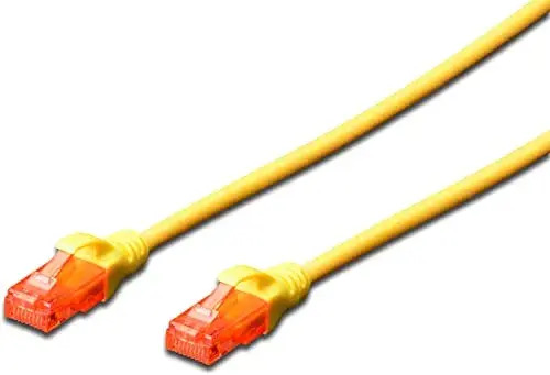 Ewent Chicote Patch Cable Cat6 UTP 0,5m Amarelo