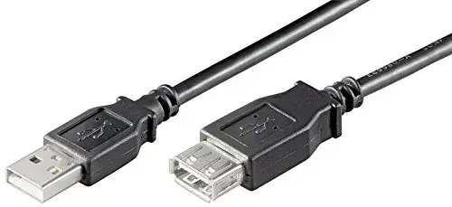 Ewent EW-UAA-018-P Cabo de extensão USB 1,8 m A macho para A fêmea