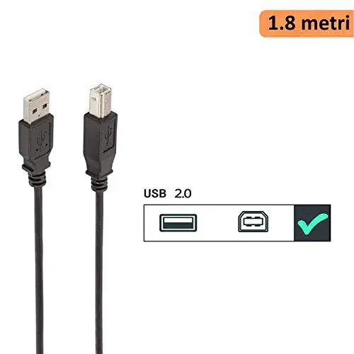 Ewent Ew-uab-018 Cabo USB Macho para Macho 1,8m USB B a USB A