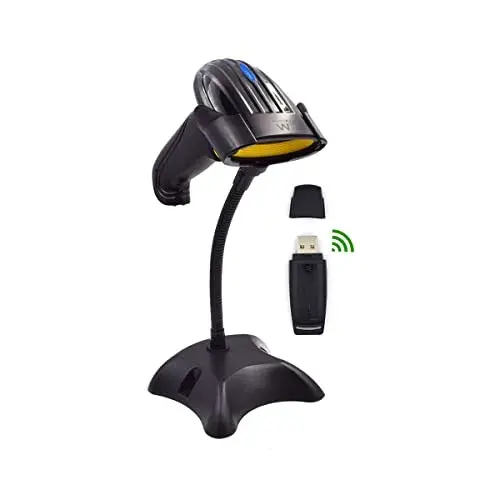 Ewent EW3430 Leitor de Código de Barras Portátil Wireless 1D Preciso e Rápido