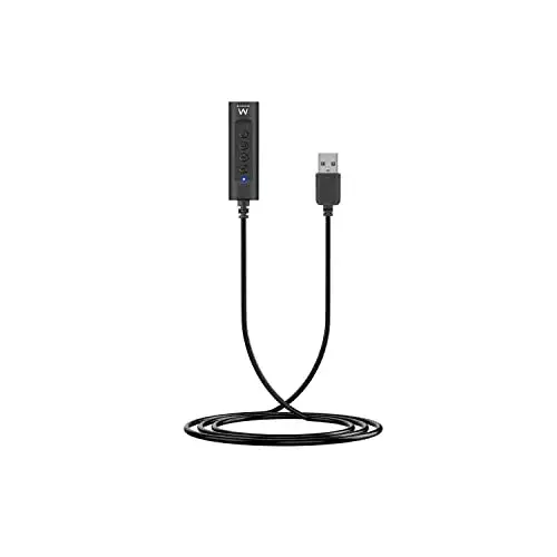 Ewent Ew3569 Controlador USB Minijack 0,5m