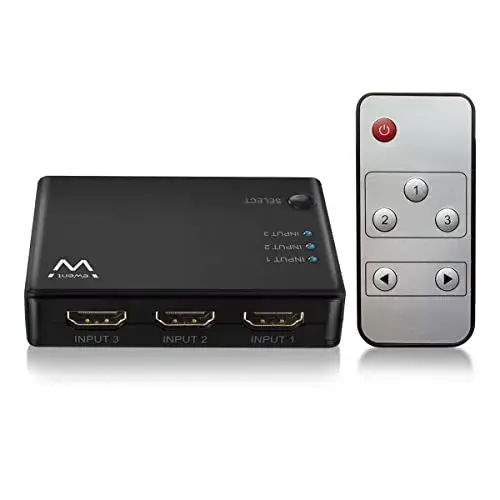 Ewent ew3730 Interruptor Vídeo HDMI IR 3 portas