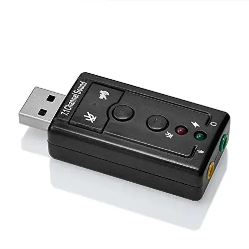 Ewent Ew3762 Adaptador de Áudio USB com Microfone e Controle
