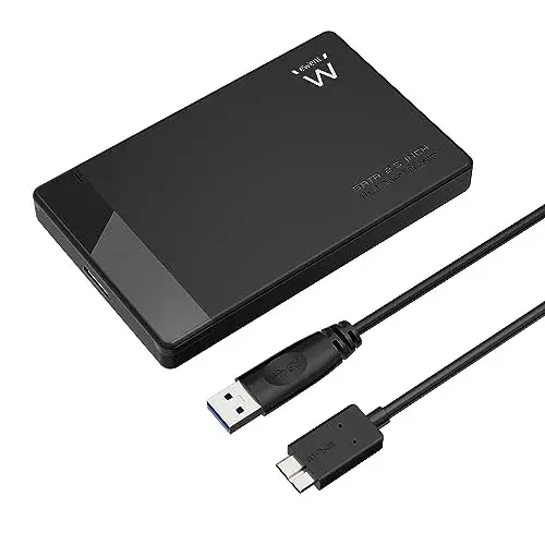 Ewent EW7049 Caixa Externa para HDD SSD 2,5″ Preto
