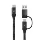 Ewent EW9918 Cabo USB C 1 m Preto