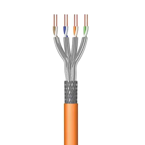 Ewent IM1226 Cabo de Rede Cat7 50m Laranja