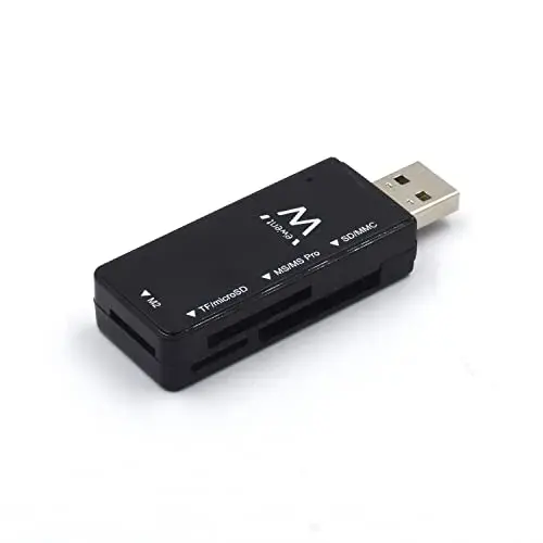 Ewent Leitor de Cartões de Memória com 4 Slots USB 2.0 Preto