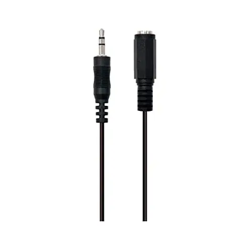 Ewent Cabo Extensão Estéreo Jack 3,5mm 10m Preto