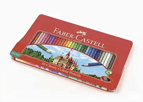 Faber-Castell Lápis de Cor Classic Color Caixa Metálica 36 Un.