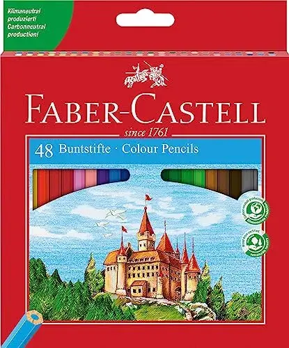 Faber-Castell Lápis de Cor Hexagonais 48 Un.