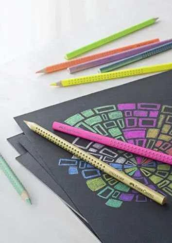 Faber-Castell Lápis de Cor Neon, Pastel e Metálicos 12 un