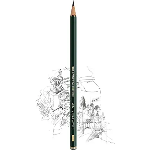 Faber-Castell Castell 9000 Lápis 12 unid Preto