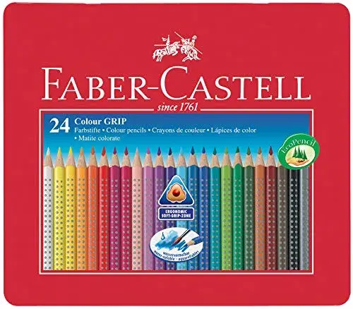 Faber-Castell Lápis de Cor Colour Grip 12 un