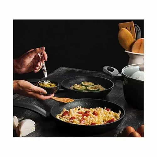 Fagor Kit de Frigideiras e Panela Alumínio Preto Antiaderente