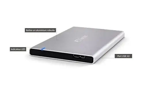 Fantec ALU7MMU3 Compartimento HDD SSD Prateado