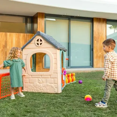 Feber Casual 6 em 1 Tamanho Grande Colorido Casinha de Brincar