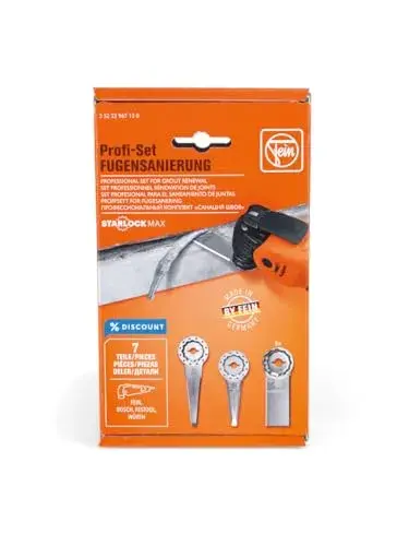 Fein Starlock Max Juntas Renovação 7 Peças Compatível com MultiTools Prateado