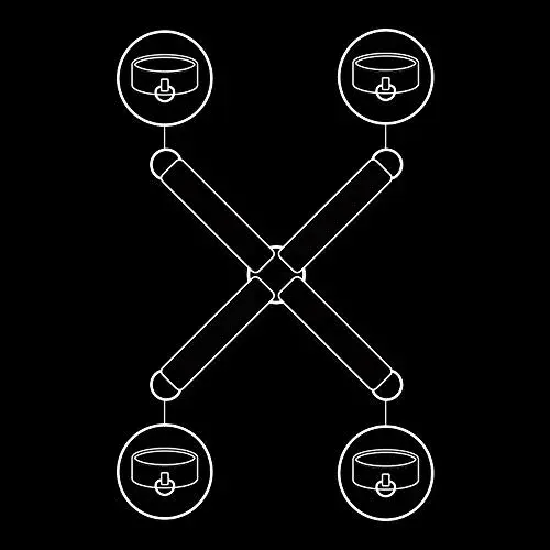 Fetish Algemas de Couro Vegano Ajustáveis