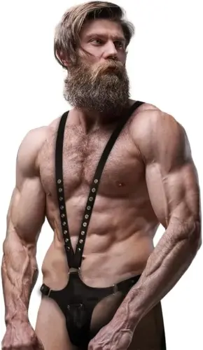 Fetish Submisse Attitude Eco Leather Body Harness