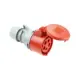 Ficha Base aerérea CETAC 3P+N+T 16A 400V IP44