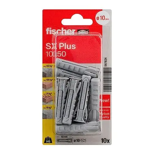 Fischer Bucha Plástica SX 10X50K