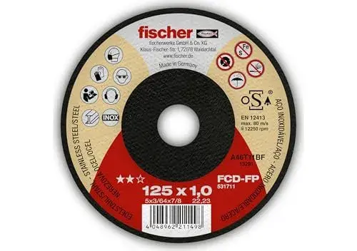 Fischer Disco Fcd-fp 125x1x22,23 Plus Rebolo para Ferramentas