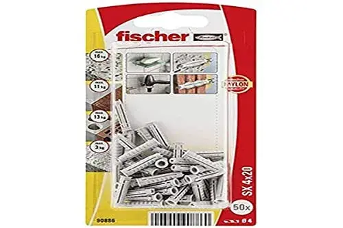Fischer Nylon parafuso 4 vias