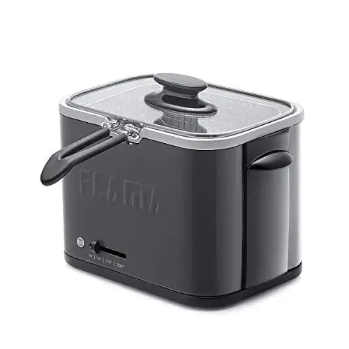Flama Fritadeira 620FL 1l Preto Temperatura Regulável