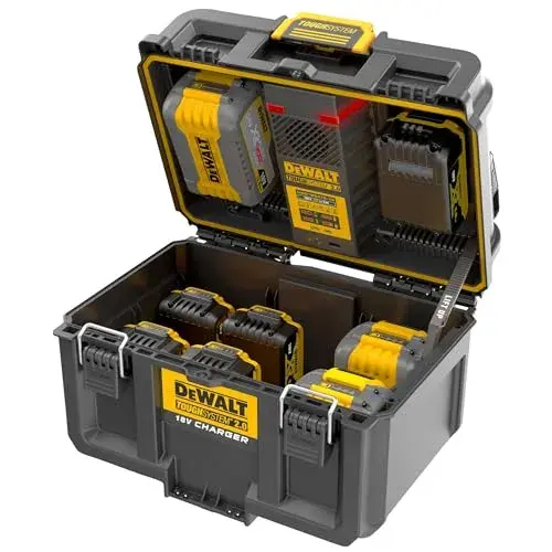 DeWALT ToughSystem 2.0 Carregador Duplo 18V XR/Flexvolt