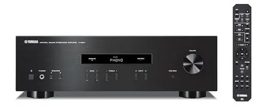 Yamaha A-S201 100W AM/FM Preto Phono MM Automático