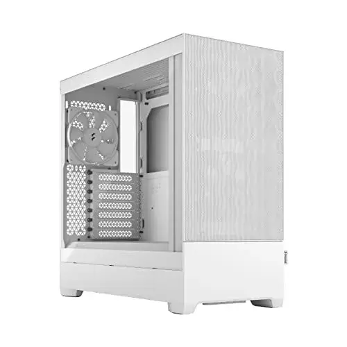 Fractal Design FD-C-POA1A-03 Caixa PC ATX Branco Vidro Temperado