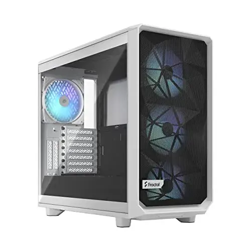 Fractal Design Meshify 2 RGB Extended-ATX PC Caixa Branco TG Clear Tint