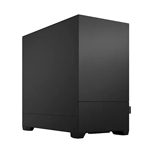 Fractal Design Pop Mini Silent MicroATX Preto Painel de vidro temperado