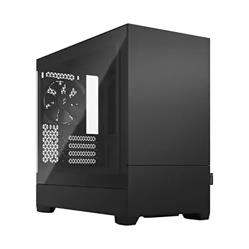 Fractal Design Pop Mini Silent TG Caixa MicroATX Preto com vidro temperado