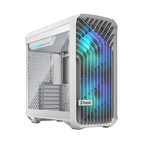 Fractal Design Torrent Compact ATX PC Branco RGB Tempered Glass