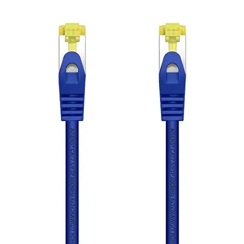 Aisens A146-0477 Cabo de Rede CAT7 S/FTP 50cm Azul