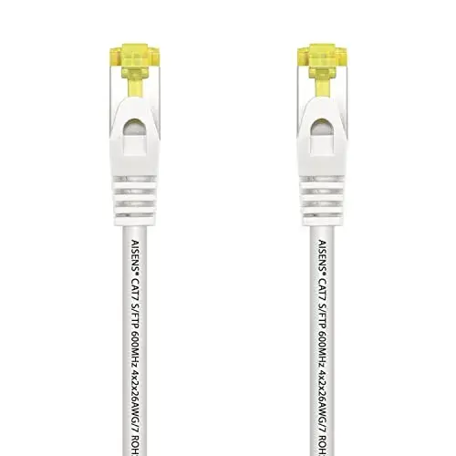 Aisens A146-0489 Cabo de Rede RJ45 Cat7 S/ftp 50cm Branco
