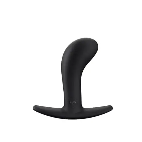 Fun Factory Plug Anal Silicone Médio Preto Estimulação