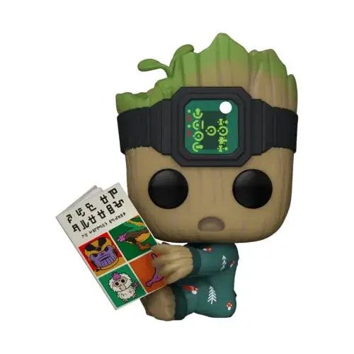 Funko Colecionável Funko POP! I Am Groot Groot In Onesie With Book