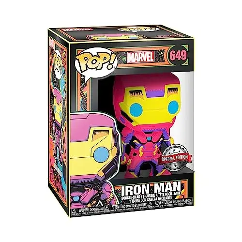 Funko Colecionável Funko POP! Marvel Black Light Iron Man