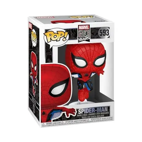 Funko Colecionável Funko POP! Marvel Spider-Man 1ª Aparição 80 Anos