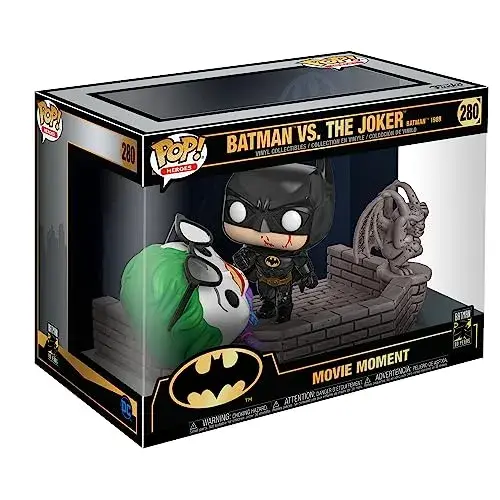 Funko Colecionável Funko POP! Movie Moments: Batman 80th Anniversary Batman and Joker