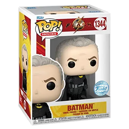 Funko Colecionável Funko POP! Movies The Flash – Batman Keaton Unmasked Edição Limitada