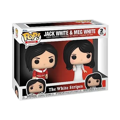 Funko Colecionável Funko POP! Rocks The White Stripes Jack White e Meg Meg White