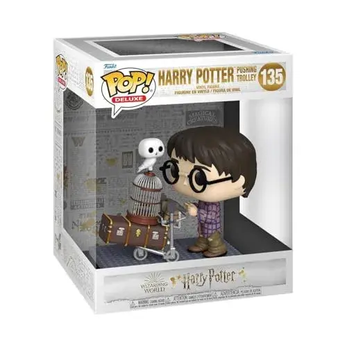 Funko Colecionável Harry Potter Pushing Trolley Edição Anniversary